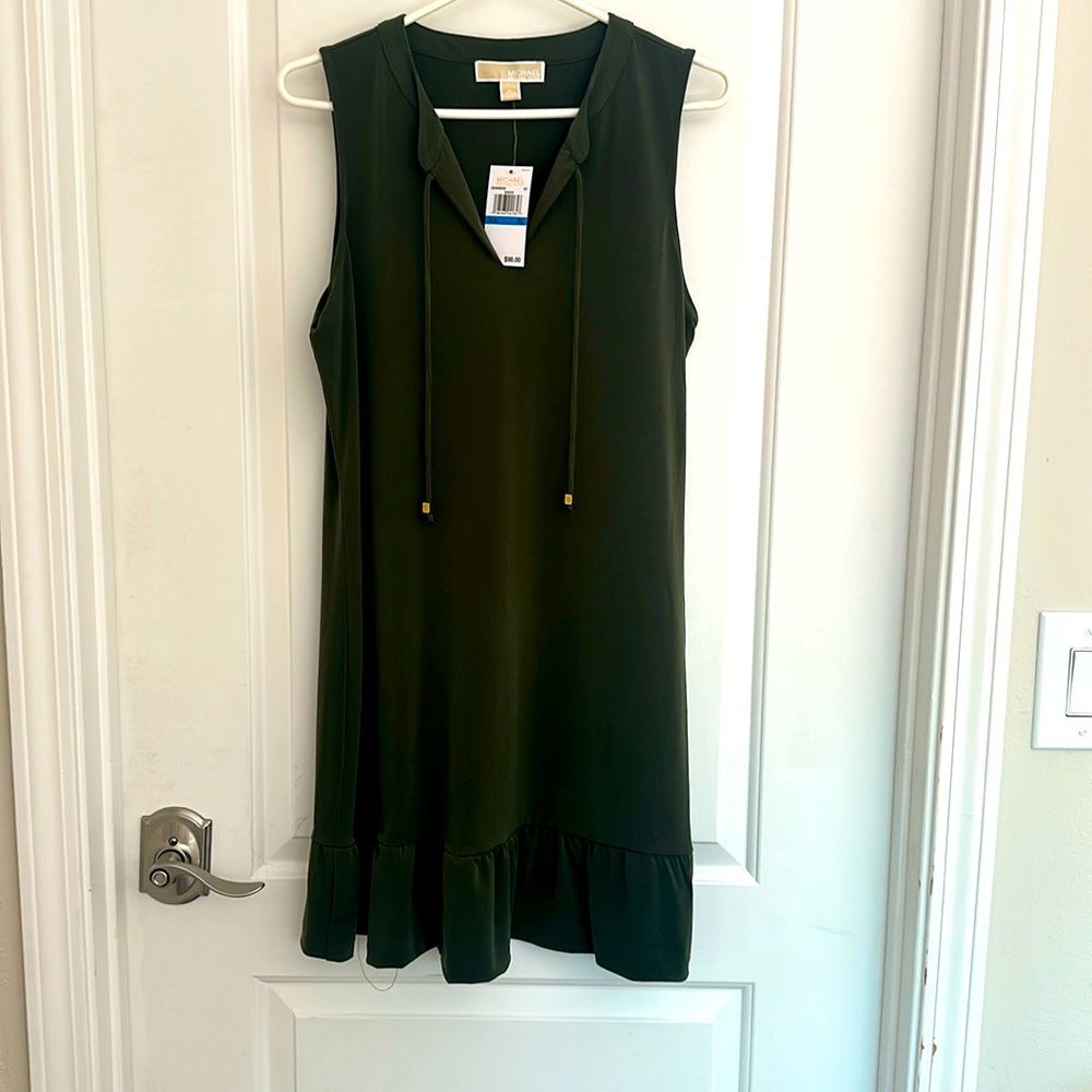 Michael kors green dress xl